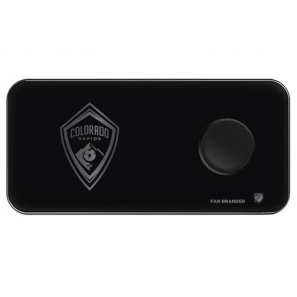 Fan Brander Colorado Rapids 3-in-1 Glass Wireless Charging Pad