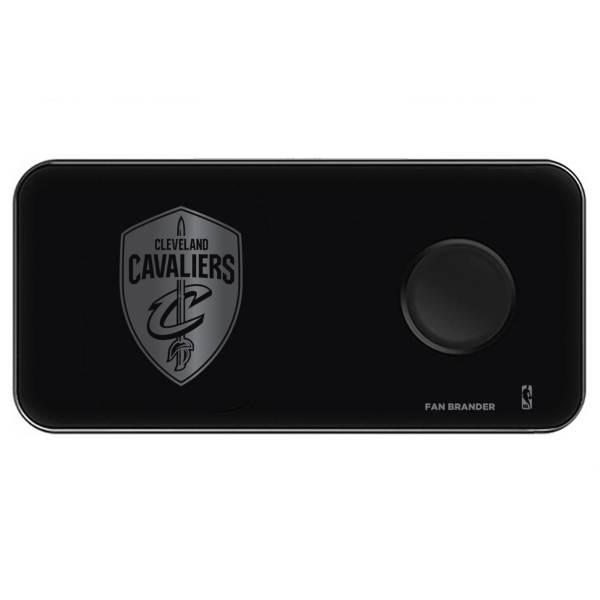 Fan Brander Cleveland Cavaliers 3-in-1 Glass Wireless Charging Pad