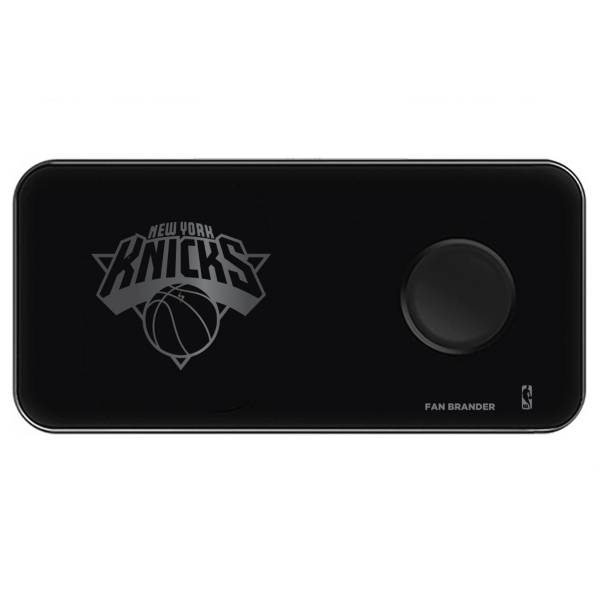 Fan Brander New York Knicks 3-in-1 Glass Wireless Charging Pad product image