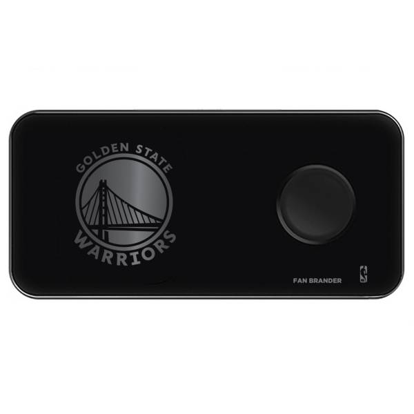 Fan Brander Golden State Warriors 3-in-1 Glass Wireless Charging Pad