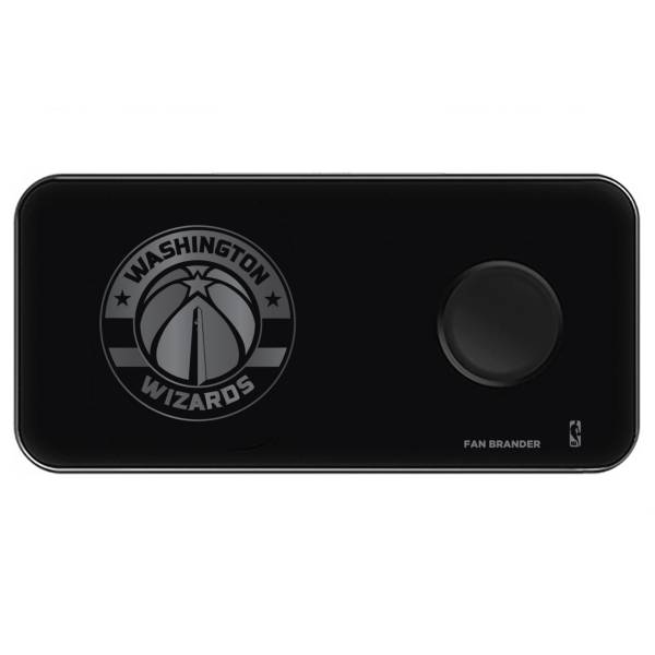 Fan Brander Washington Wizards 3-in-1 Glass Wireless Charging Pad