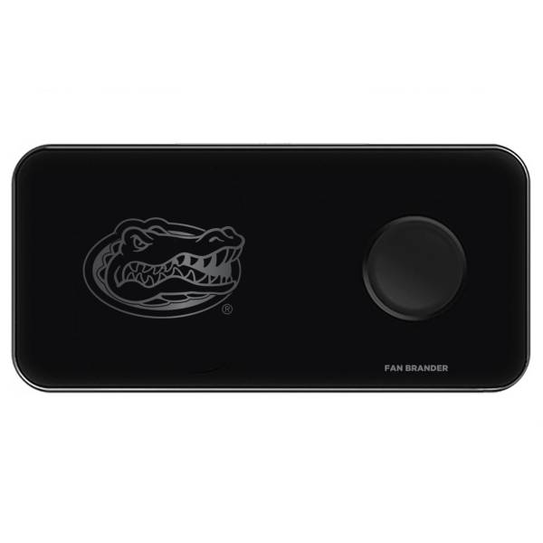 Fan Brander Florida Gators 3-in-1 Glass Wireless Charging Pad