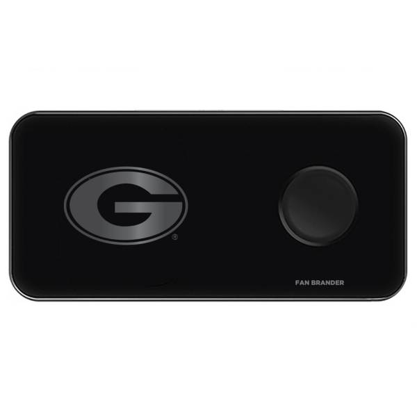 Fan Brander Georgia Bulldogs 3-in-1 Glass Wireless Charging Pad