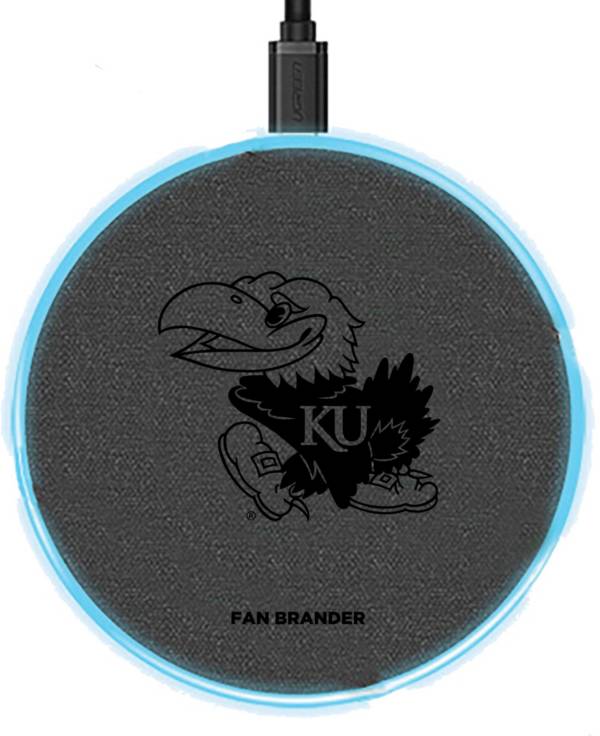 Fan Brander Kansas Jayhawks 15-Watt Wireless Charging Base