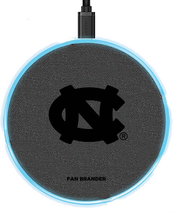 Fan Brander North Carolina Tar Heels 15-Watt Wireless Charging Base