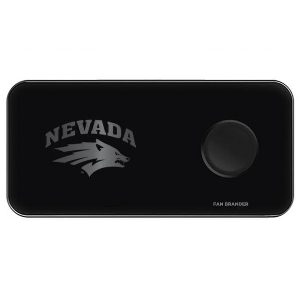 Fan Brander Nevada Wolf Pack 3-in-1 Glass Wireless Charging Pad