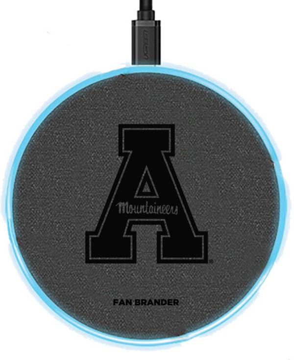 Fan Brander Appalachian State Mountaineers 15-Watt Wireless Charging Base