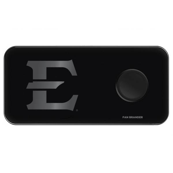 Fan Brander East Tennessee State Buccaneers 3-in-1 Glass Wireless Charging Pad