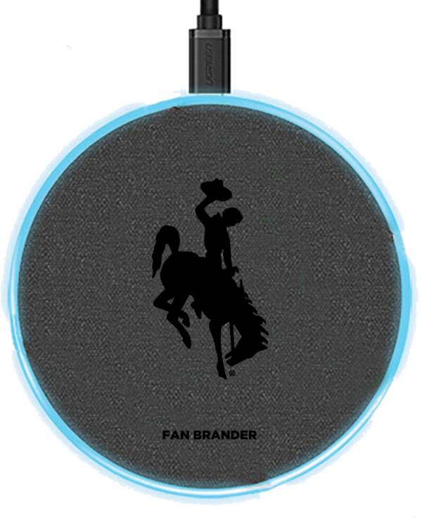 Fan Brander Wyoming Cowboys 15-Watt Wireless Charging Base