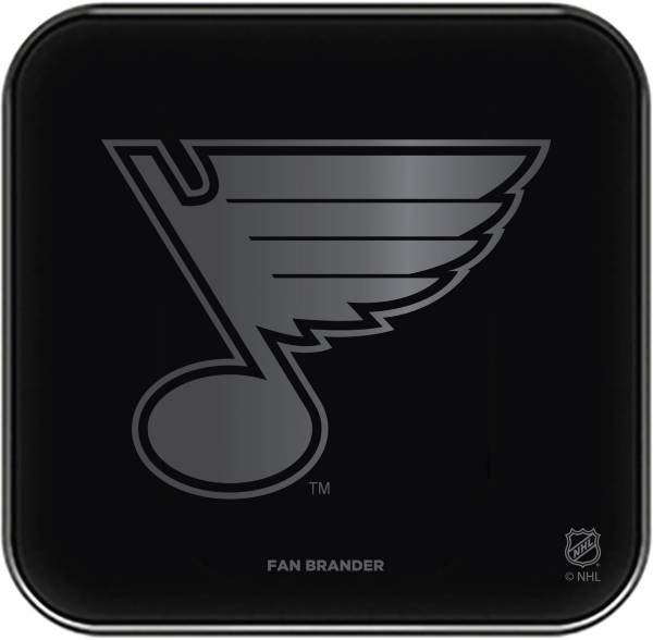 Fan Brander St. Louis Blues 3-In-1 Glass Charging Pad