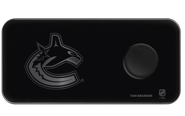 Fan Brander Vancouver Canucks 3-In-1 Glass Charging Pad