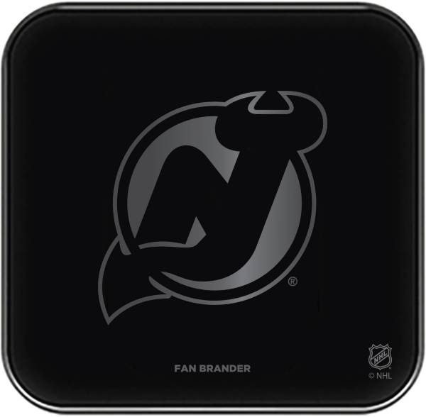 Fan Brander New Jersey Devils 3-In-1 Glass Charging Pad