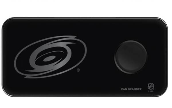 Fan Brander Carolina Hurricanes 3-In-1 Glass Charging Pad