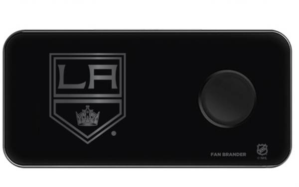 Fan Brander Los Angeles Kings 3-In-1 Glass Charging Pad