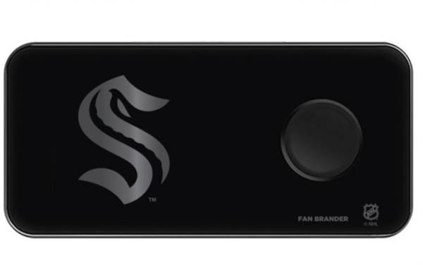 Fan Brander Seattle Kraken 3-In-1 Glass Charging Pad
