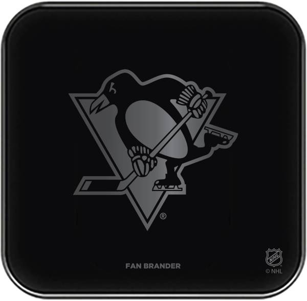 Fan Brander Pittsburgh Penguins 3-In-1 Glass Charging Pad