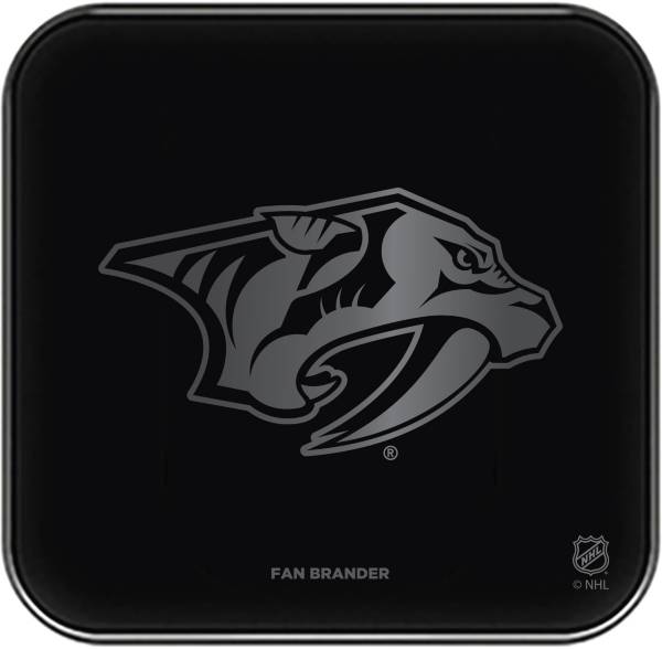 Fan Brander Nashville Predators 3-In-1 Glass Charging Pad