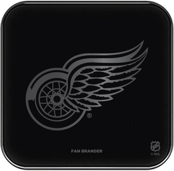 Fan Brander Detroit Red Wings 3-In-1 Glass Charging Pad