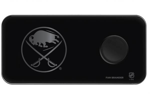 Fan Brander Buffalo Sabres 3-In-1 Glass Charging Pad