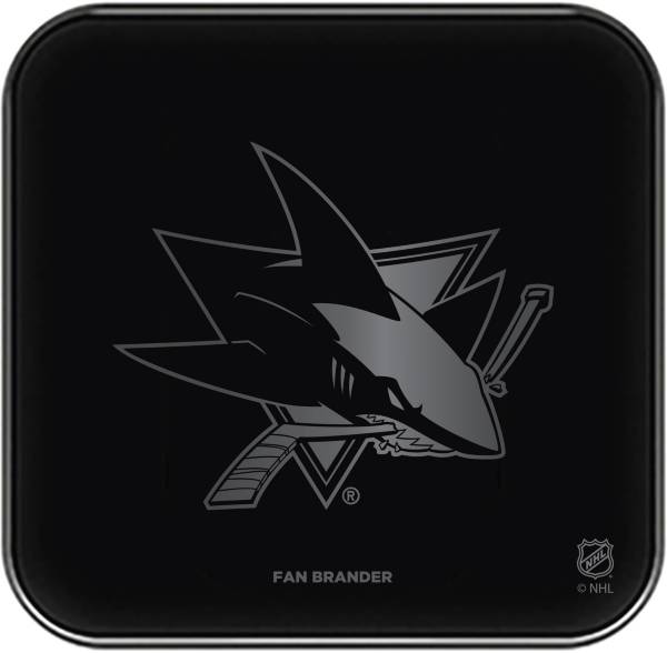 Fan Brander San Jose Sharks 3-In-1 Glass Charging Pad