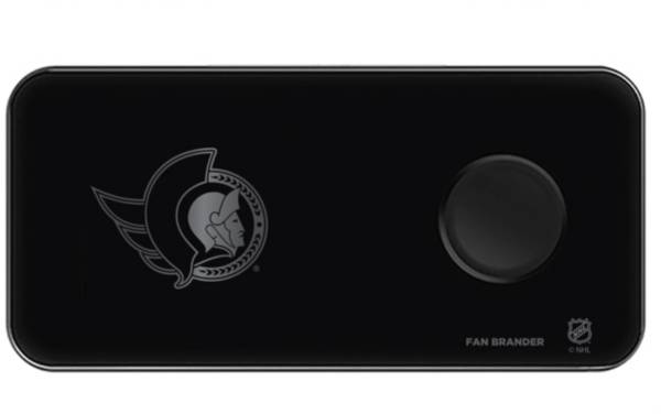 Fan Brander Ottawa Senators 3-In-1 Glass Charging Pad