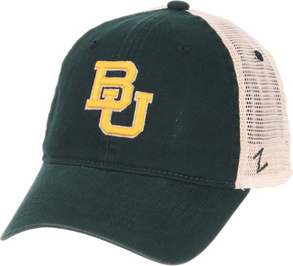 Zephyr Men's Baylor Bears Green University Trucker Adjustable Hat