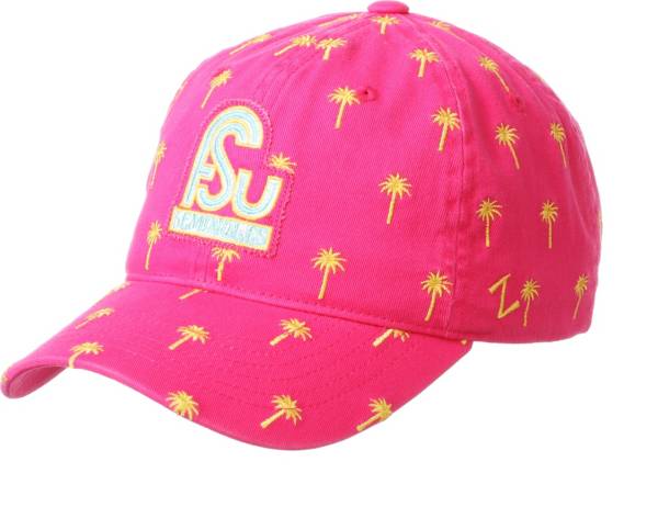 Zephyr Men's Florida State Seminoles Pink Beach Collection Adjustable Hat