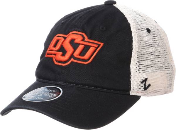 Zephyr Men's Oklahoma State Cowboys Black University Trucker Adjustable Hat