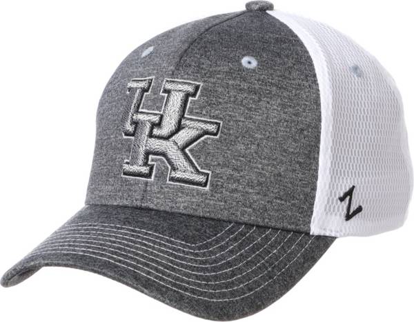 Zephyr Men's Kentucky Wildcats Grey Sugarloaf Fitted Hat