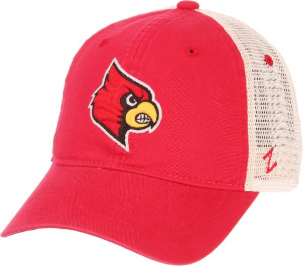 Zephyr Men's Louisville Cardinals Cardinal Red University Trucker Adjustable Hat