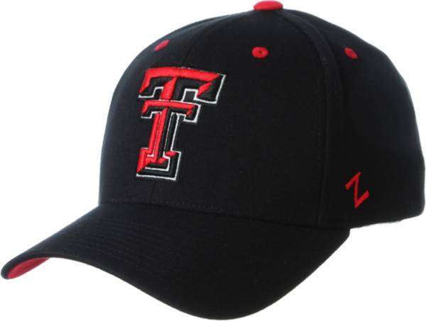 Zephyr Men's Texas Tech Red Raiders Black ZH Fitted Hat