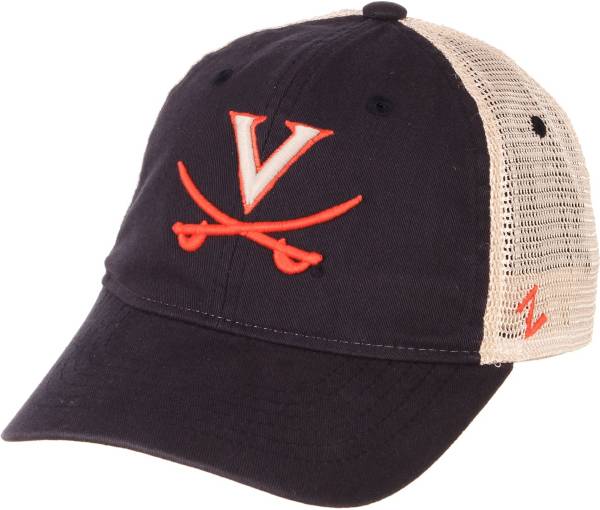 Zephyr Men's Virginia Cavaliers Blue University Trucker Adjustable Hat