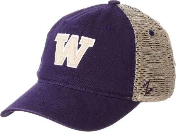 Zephyr Men's Washington Huskies Purple Hawthorne Adjustable Trucker Hat