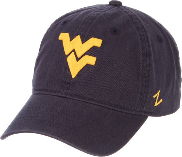 Zephyr Men's West Virginia Mountaineers Blue Scholarship Adjustable Hat