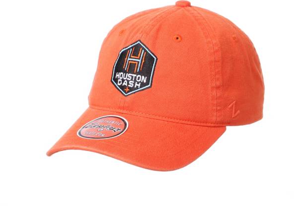 Zephyr Houston Dash Team Orange Adjustable Hat