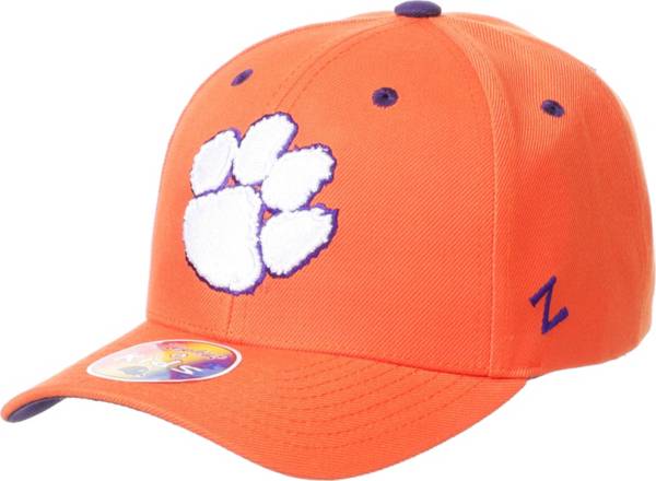 Zephyr Youth Clemson Tigers Orange Camp Adjustable Hat