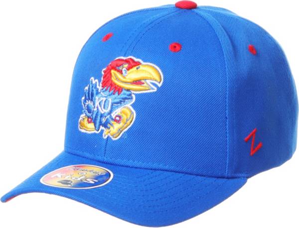 Zephyr Youth Kansas Jayhawks Blue Camp Adjustable Hat
