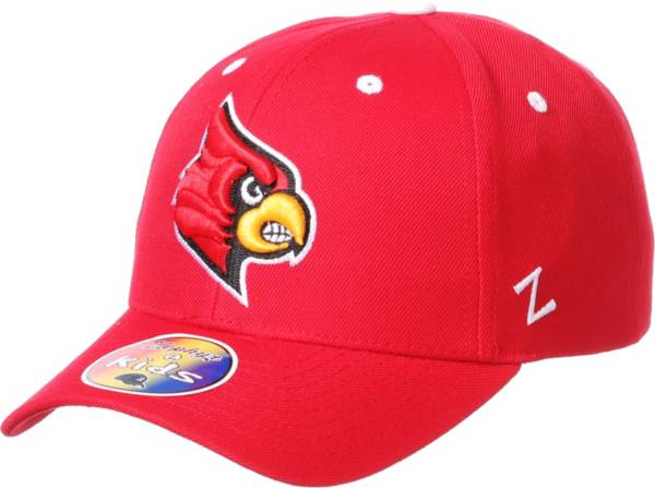 Zephyr Youth Louisville Cardinals Cardinal Red Camp Adjustable Hat