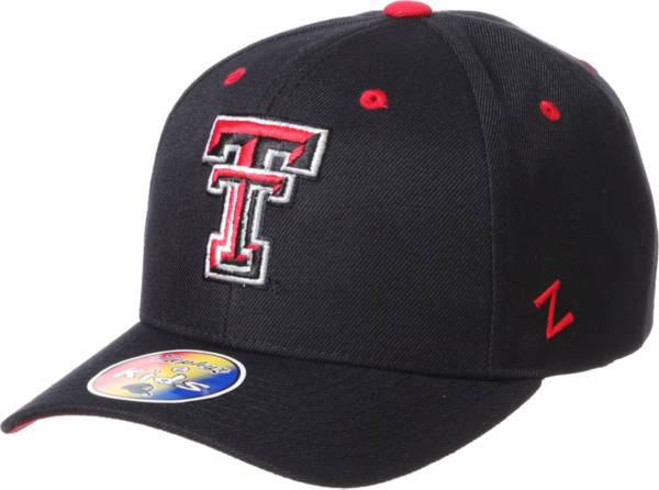 Zephyr Youth Texas Tech Red Raiders Black Camp Adjustable Hat