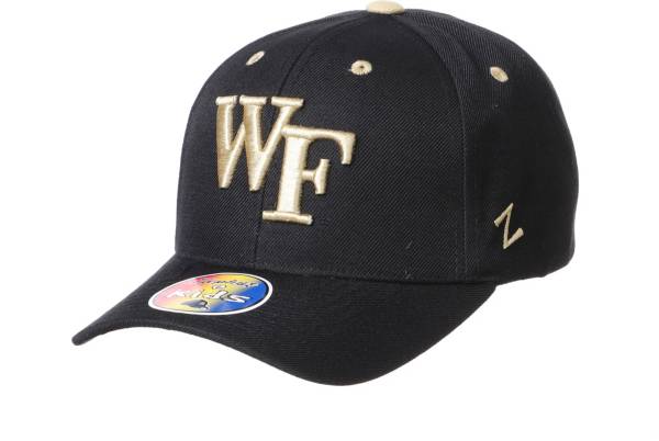 Zephyr Youth Wake Forest Demon Deacons Black Camp Adjustable Hat