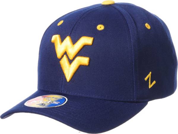 Zephyr Youth West Virginia Mountaineers Blue Camp Adjustable Hat