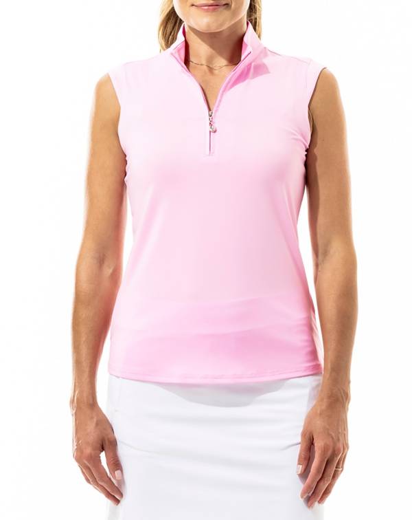 SanSoleil Women's SunGlow Sleeveless Tennis Top