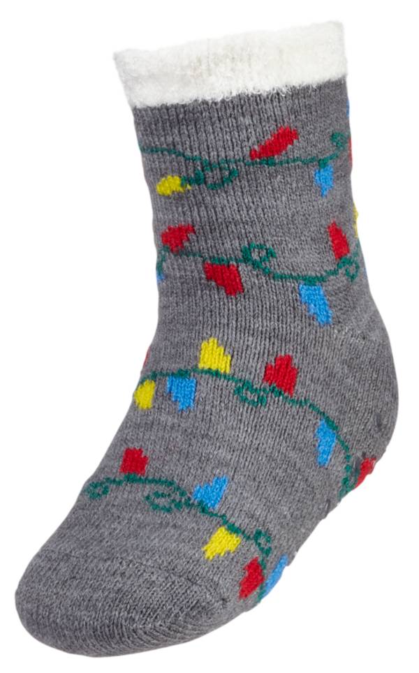 Northeast Outfitters Youth Holiday Lights Cozy Cabin Socks