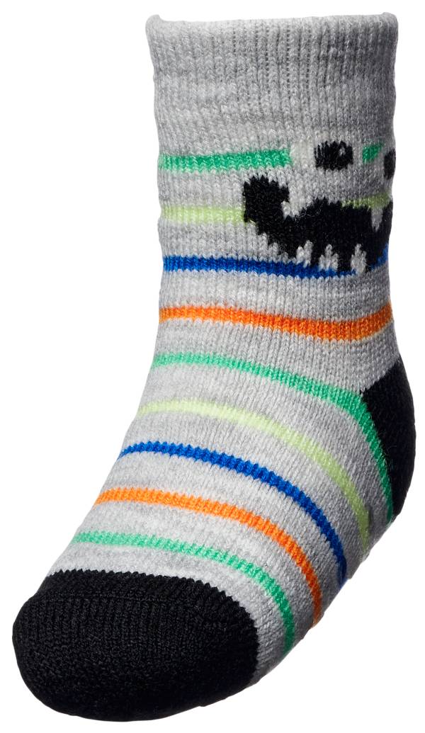 Northeast Outfitters Youth Cozy Monster Striped Socks