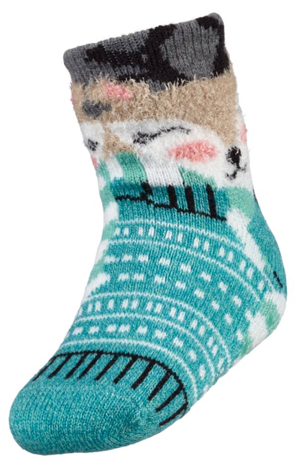 Northeast Outfitters Girls' Cozy Christmas Deer Socks