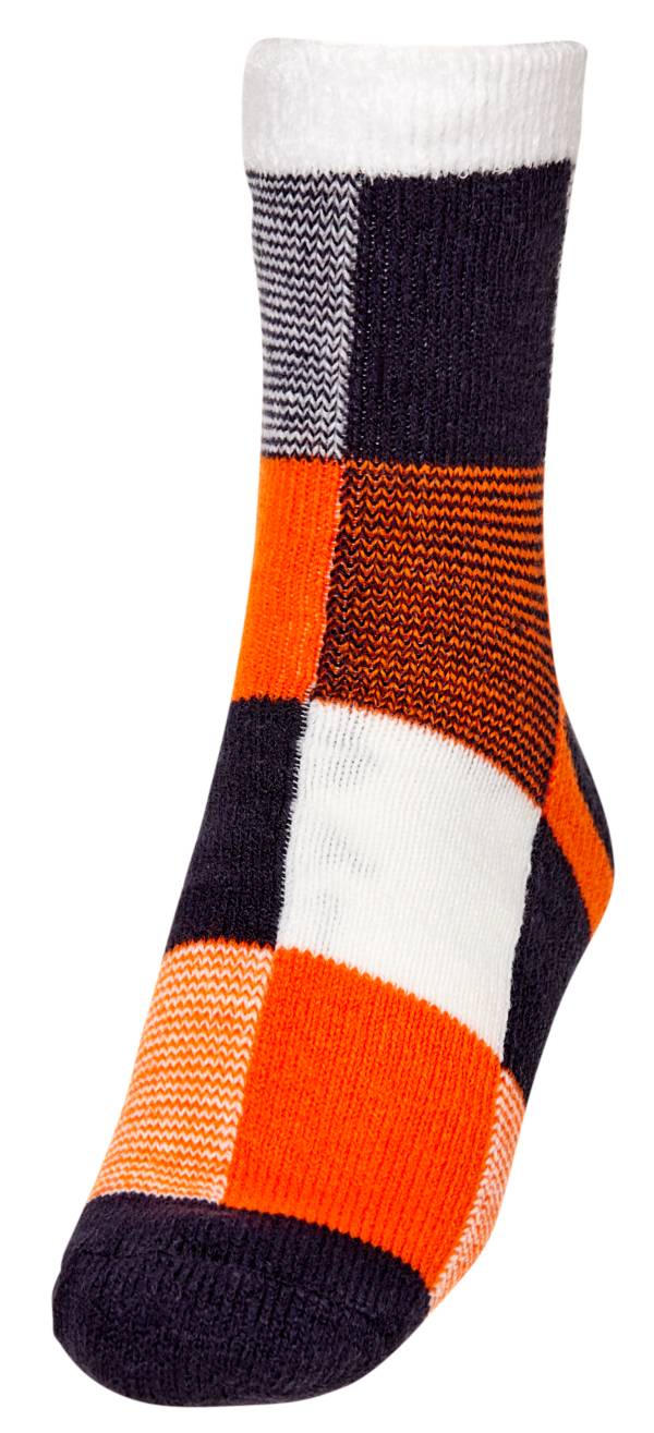 Northeast Outfitters Men's Cozy Cabin Feedstripe Lines Print Crew Socks