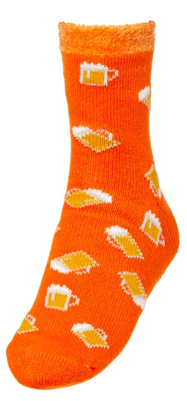 Northeast Outfitters Men's Cozy Cabin Game Day Print Crew Socks