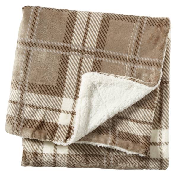 Northeast Outfitters Cozy Cabin Plaid Sherpa Blanket product image