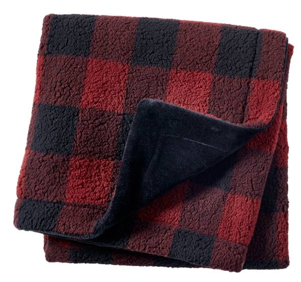 Northeast Outfitters Cozy Buffalo Check Sherpa Blanket