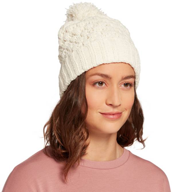 Northeast Outfitters Women's Cozy Cabin Chenille Pom Hat